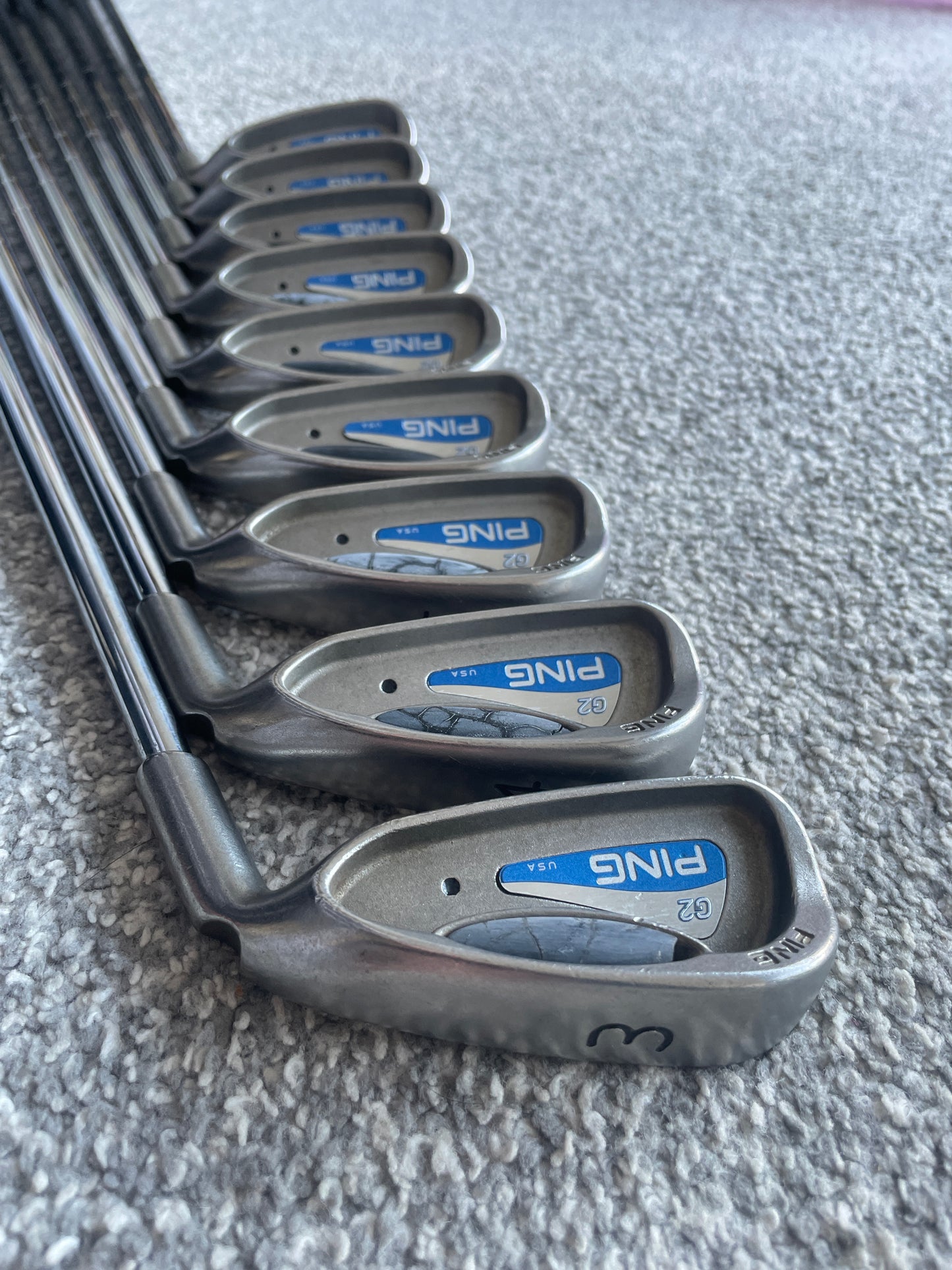 Ping G2 Iron Set 3-SW Regular Black Dot