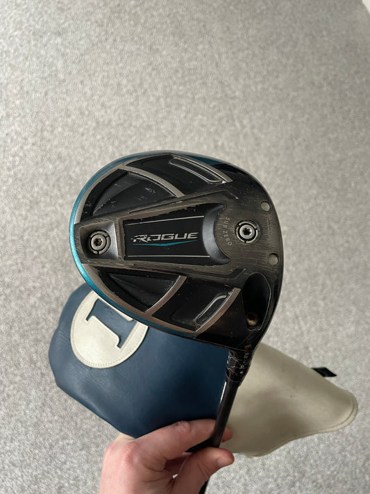 Callaway Rogue Sub Zero Driver 9 Degree Stiff